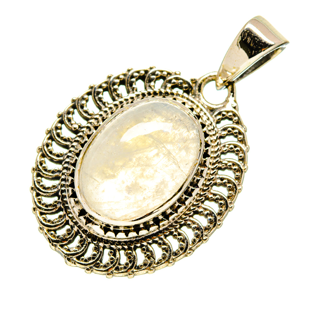 Rainbow Moonstone Pendants handcrafted by Ana Silver Co - PD742714