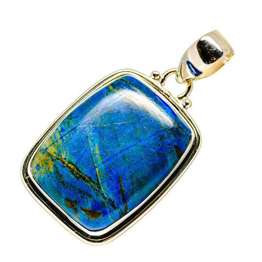 Chrysocolla Pendants handcrafted by Ana Silver Co - PD743005