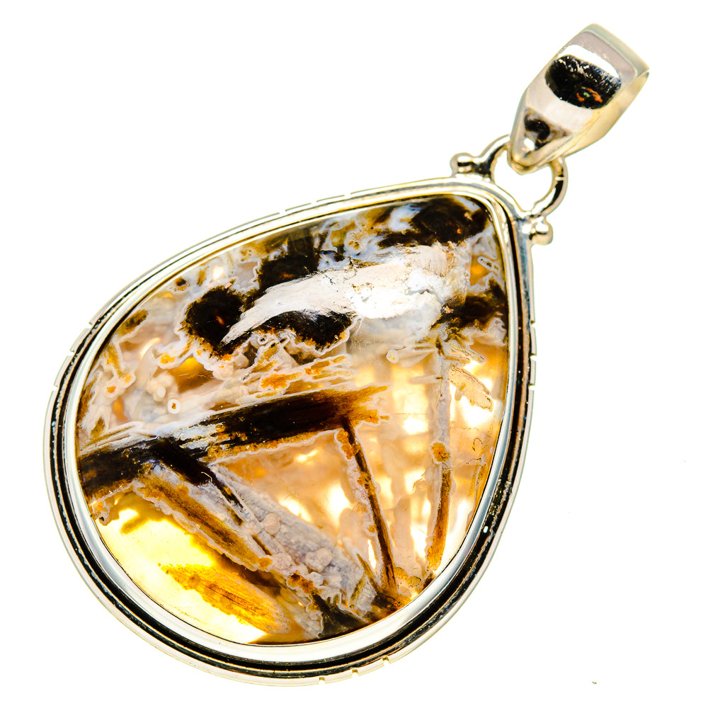 Turkish Tube Agate Pendants handcrafted by Ana Silver Co - PD743546