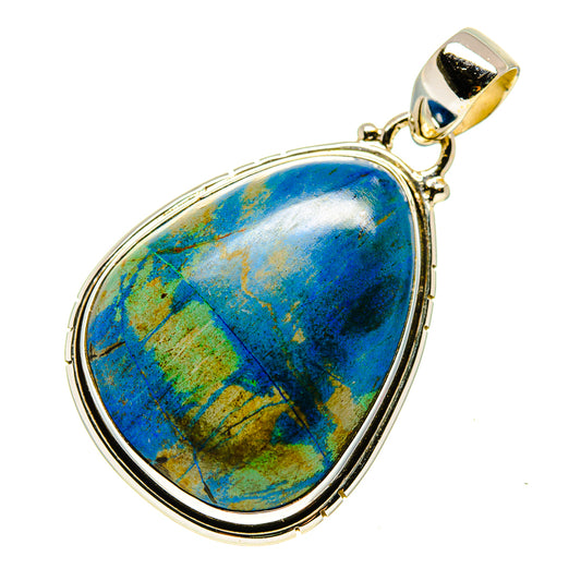 Chrysocolla Pendants handcrafted by Ana Silver Co - PD743762