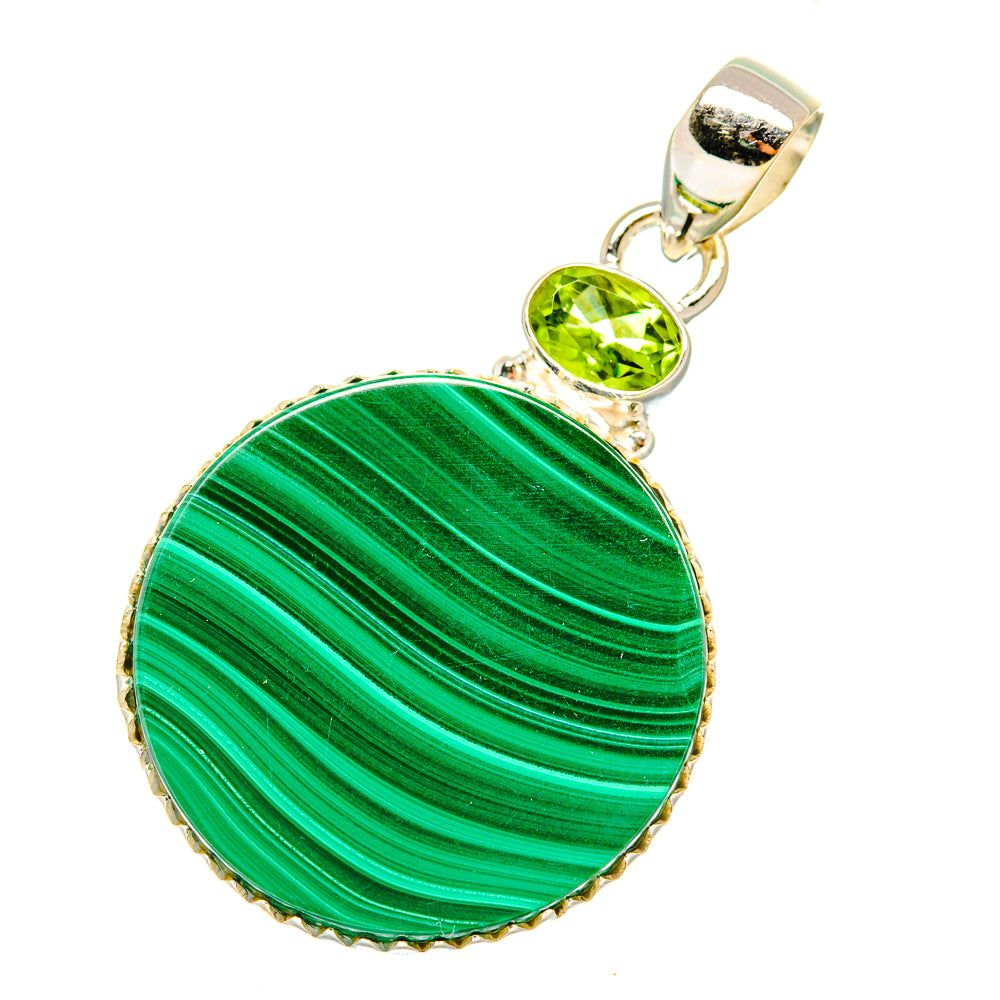Malachite Pendants handcrafted by Ana Silver Co - PD7443