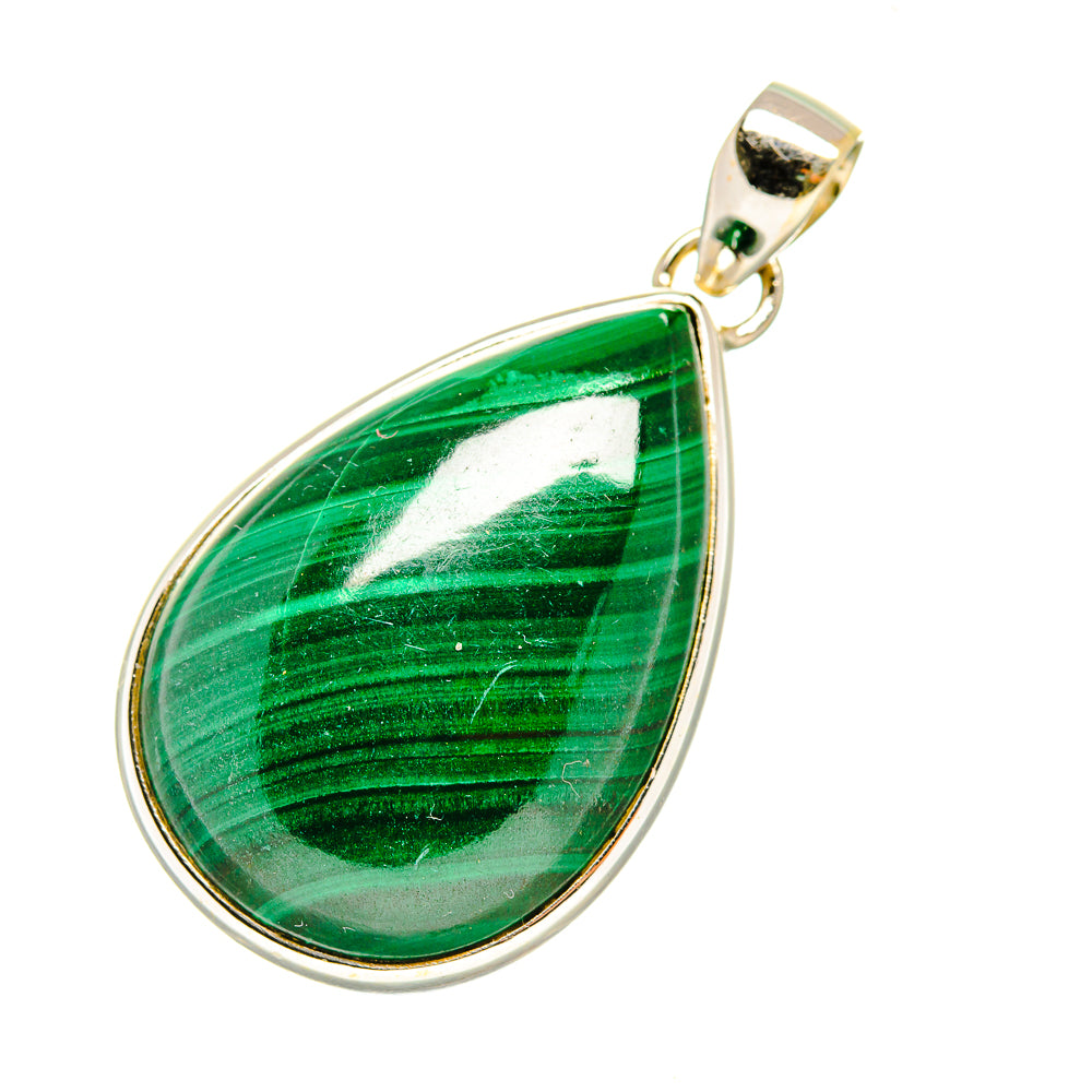 Malachite Pendants handcrafted by Ana Silver Co - PD7447
