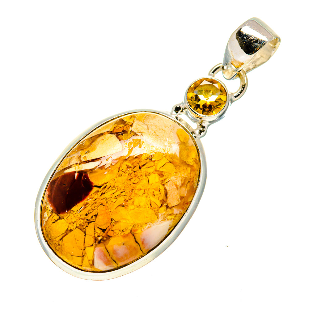Brecciated Mookaite Pendants handcrafted by Ana Silver Co - PD744838