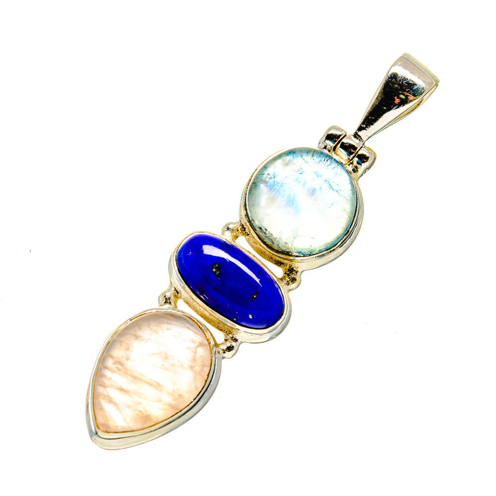 Rose Quartz Pendants handcrafted by Ana Silver Co - PD745135
