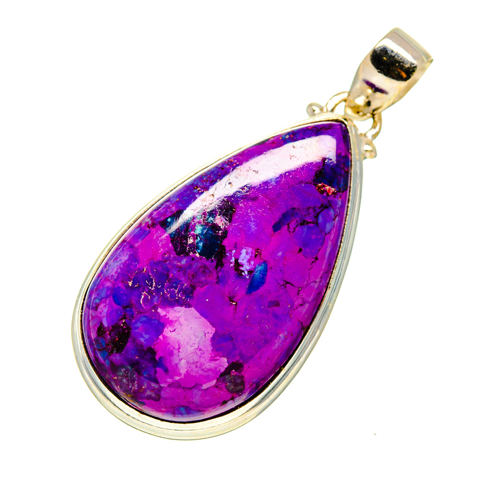 Purple Copper Composite Turquoise Pendants handcrafted by Ana Silver Co - PD745517