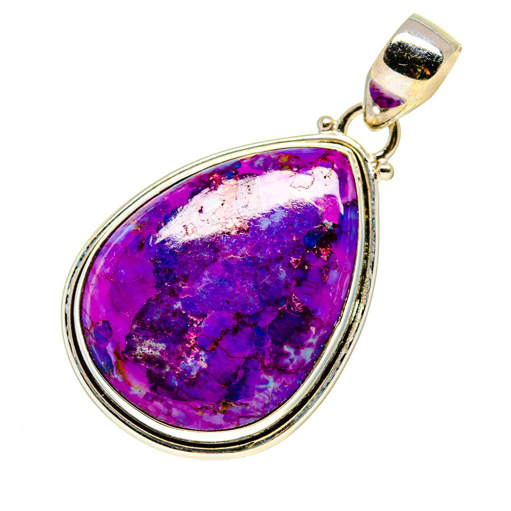 Purple Copper Composite Turquoise Pendants handcrafted by Ana Silver Co - PD745726