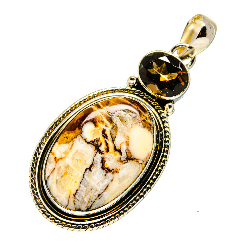 Peanut Wood Jasper Pendants handcrafted by Ana Silver Co - PD745807
