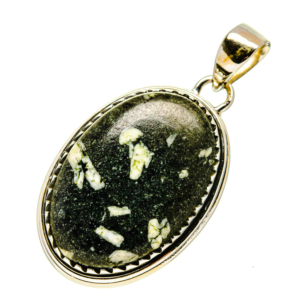 Rainforest Jasper Pendants handcrafted by Ana Silver Co - PD745973 - Photo 2