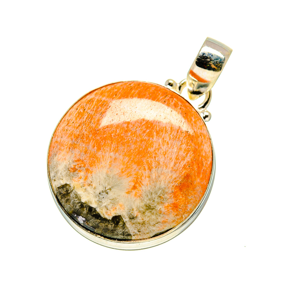 Scolecite Pendants handcrafted by Ana Silver Co - PD745995
