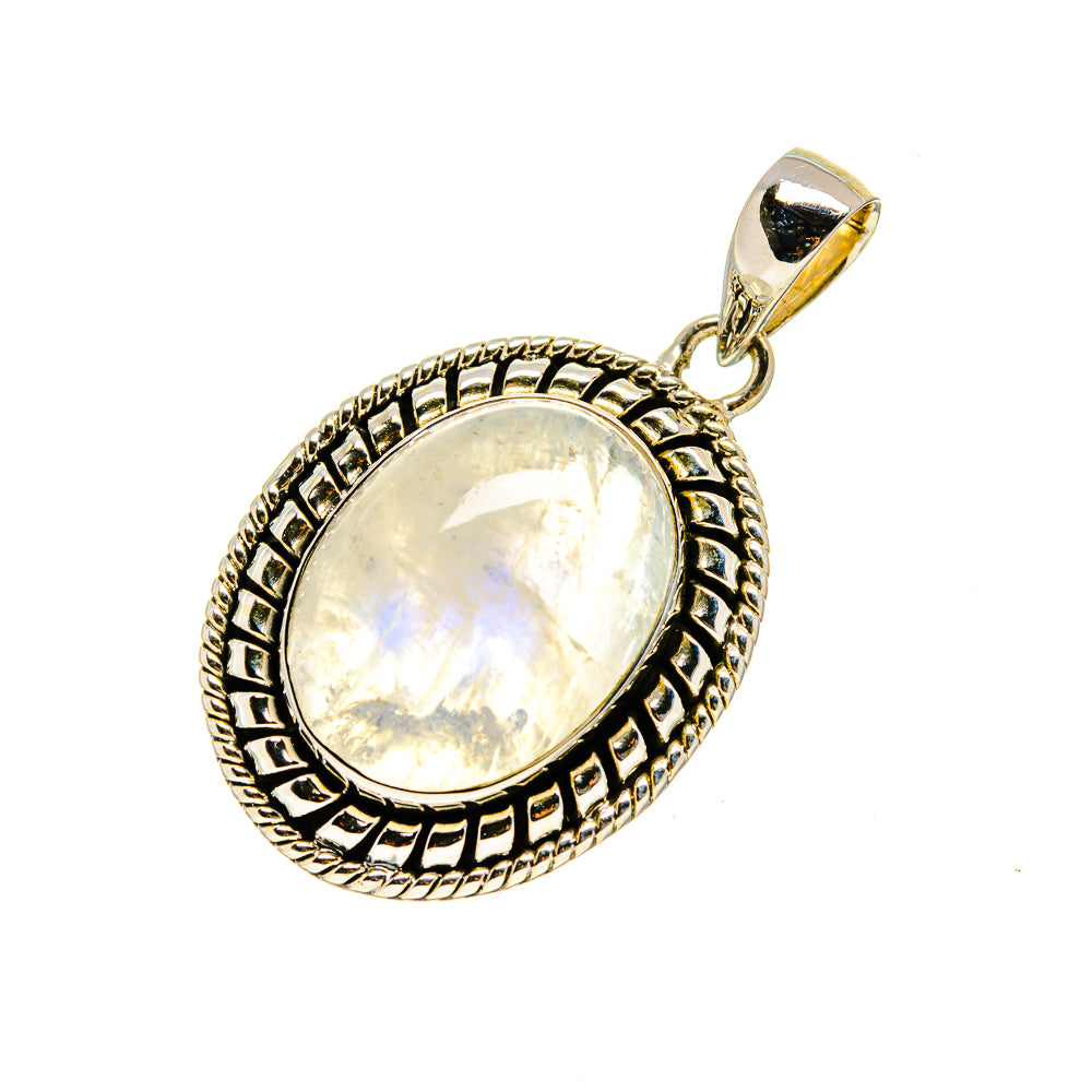 Rainbow Moonstone Pendants handcrafted by Ana Silver Co - PD746293