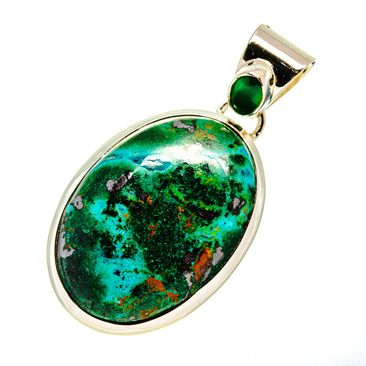 Chrysocolla Pendants handcrafted by Ana Silver Co - PD746537