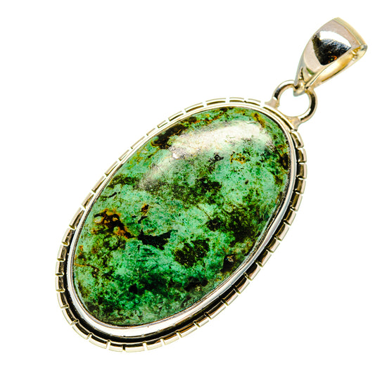 Chrysocolla Pendants handcrafted by Ana Silver Co - PD746814
