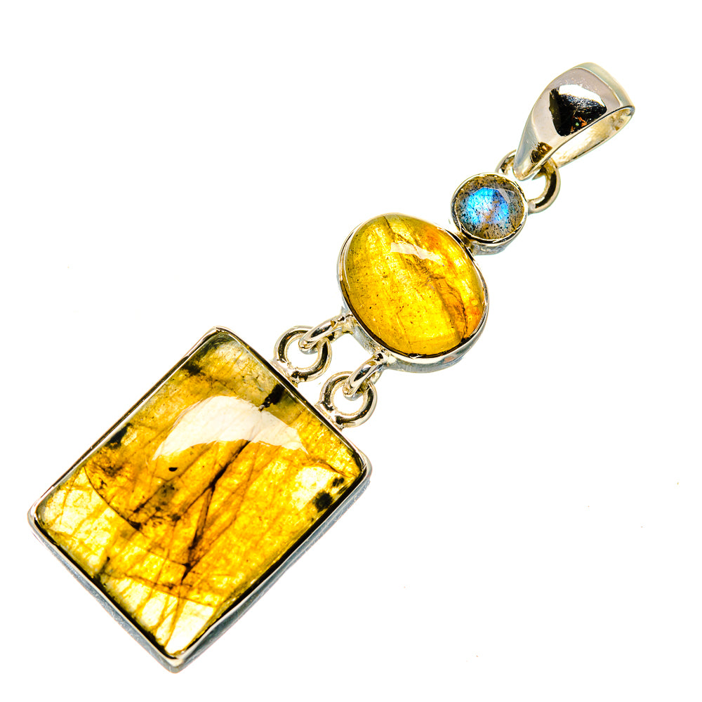 Labradorite Pendants handcrafted by Ana Silver Co - PD746938