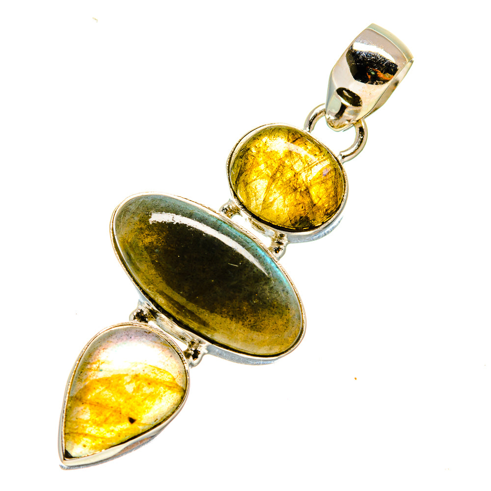 Labradorite Pendants handcrafted by Ana Silver Co - PD747323