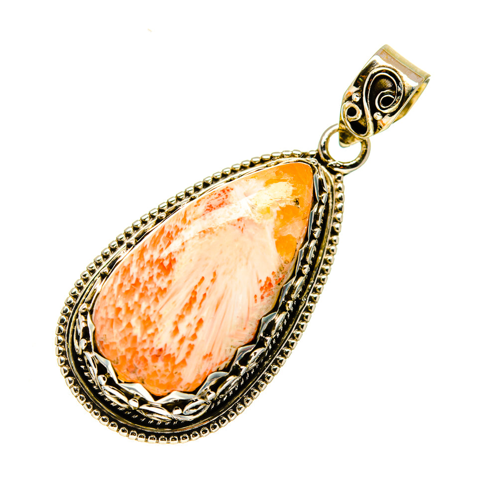 Scolecite Pendants handcrafted by Ana Silver Co - PD747365