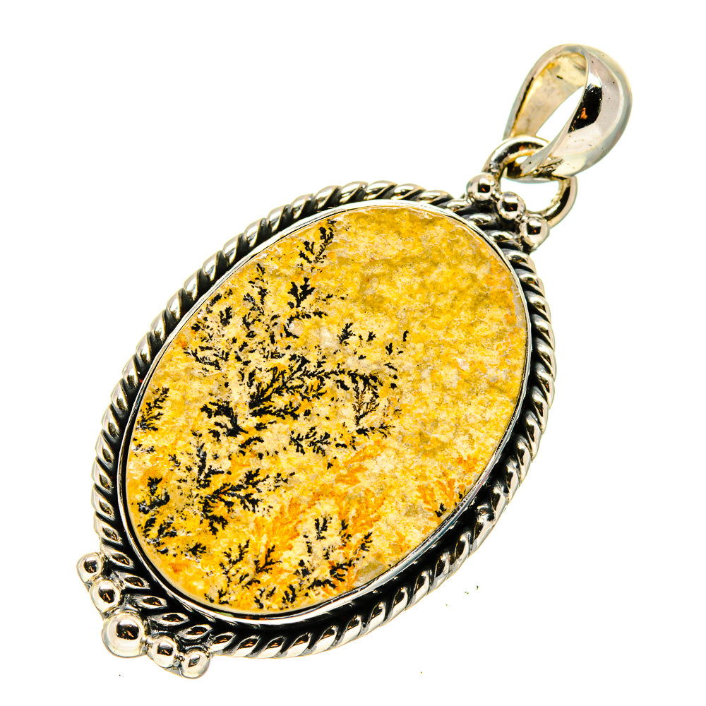 Germany Psilomelane Dendrite Pendants handcrafted by Ana Silver Co - PD747524