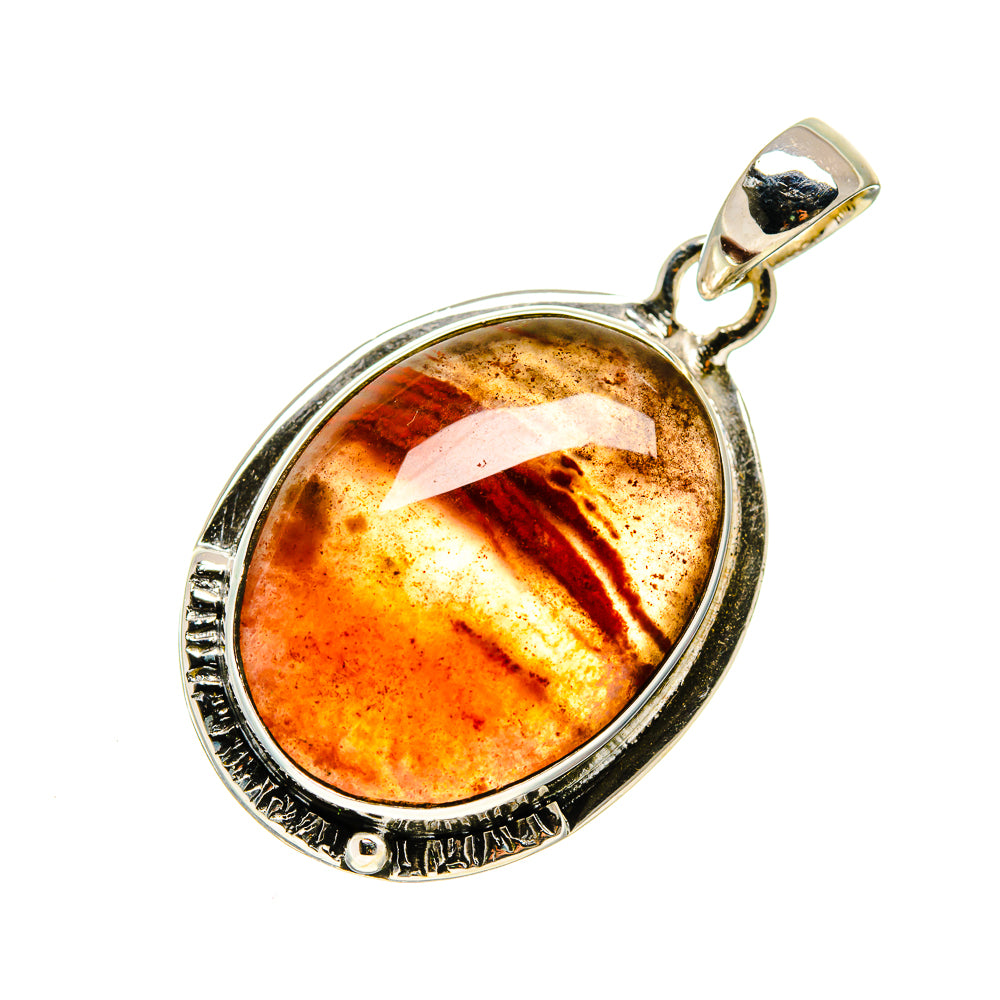 Red Agate Pendants handcrafted by Ana Silver Co - PD748032
