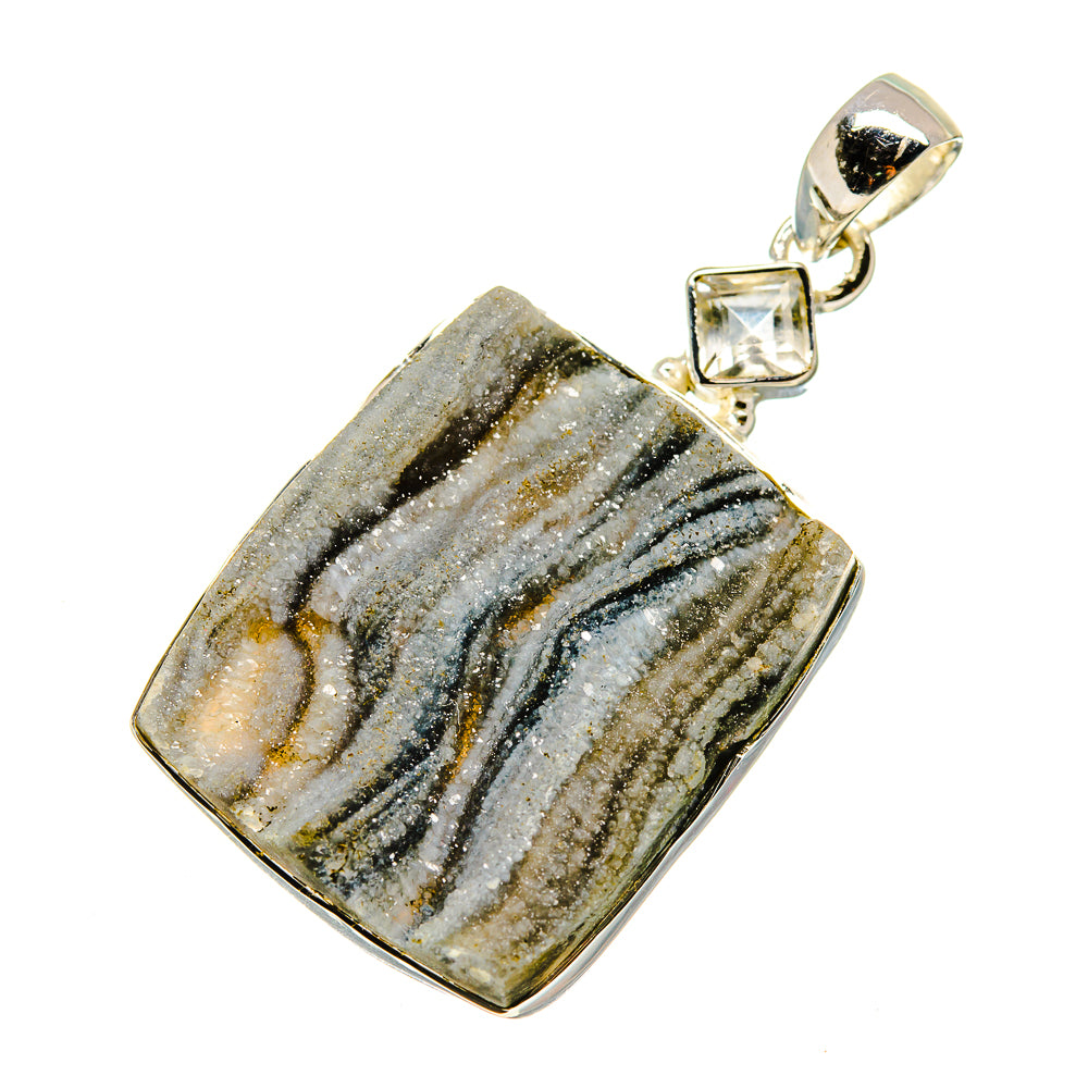 Desert Druzy Pendants handcrafted by Ana Silver Co - PD748086