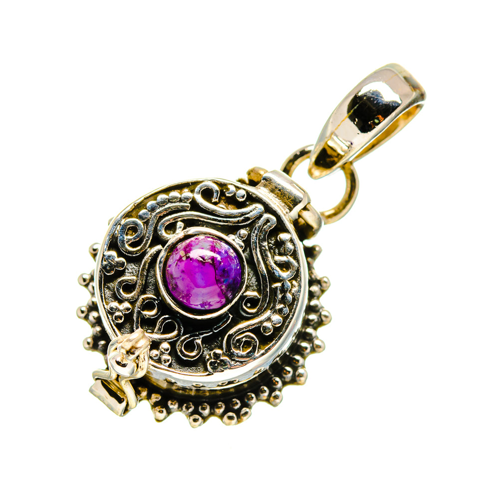 Purple Copper Composite Turquoise Pendants handcrafted by Ana Silver Co - PD748313