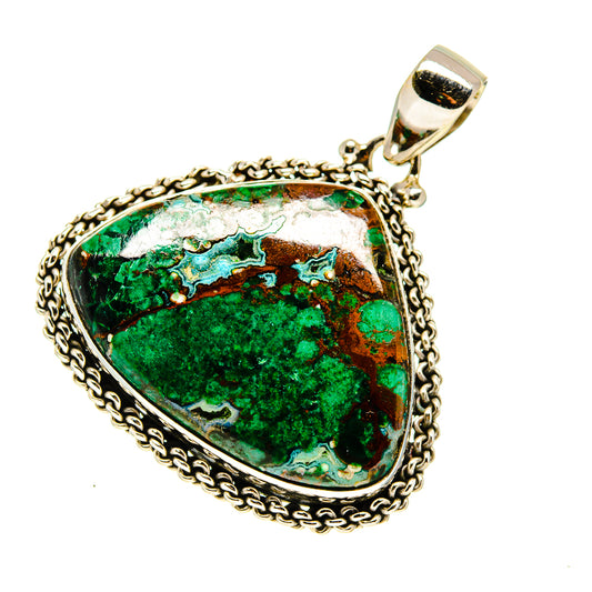 Chrysocolla Pendants handcrafted by Ana Silver Co - PD748578