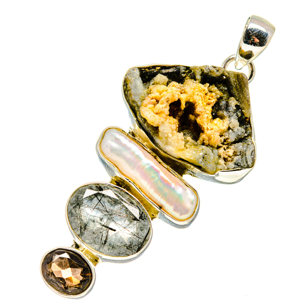 Desert Druzy Pendants handcrafted by Ana Silver Co - PD748731