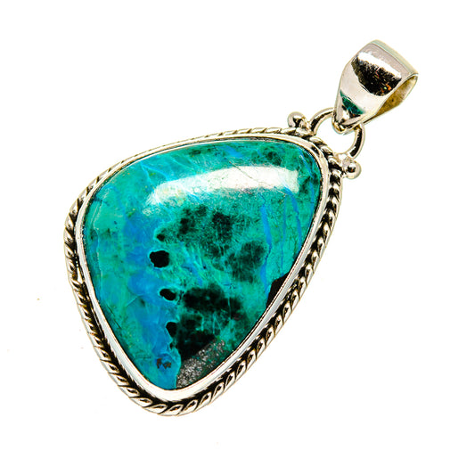 Chrysocolla Pendants handcrafted by Ana Silver Co - PD748976
