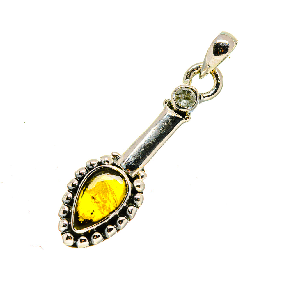 Green Tourmaline Pendants handcrafted by Ana Silver Co - PD748994