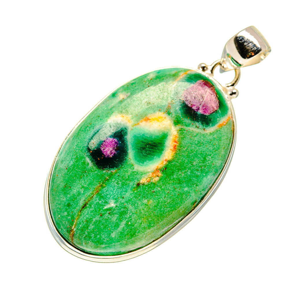 Ruby Fuchsite Pendants handcrafted by Ana Silver Co - PD749119