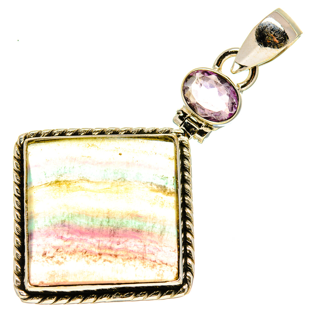 Fluorite Pendants handcrafted by Ana Silver Co - PD749213