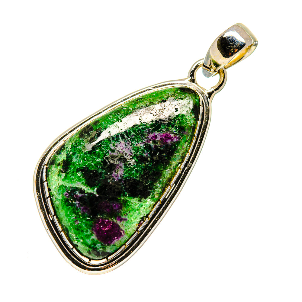 Ruby Zoisite Pendants handcrafted by Ana Silver Co - PD749258