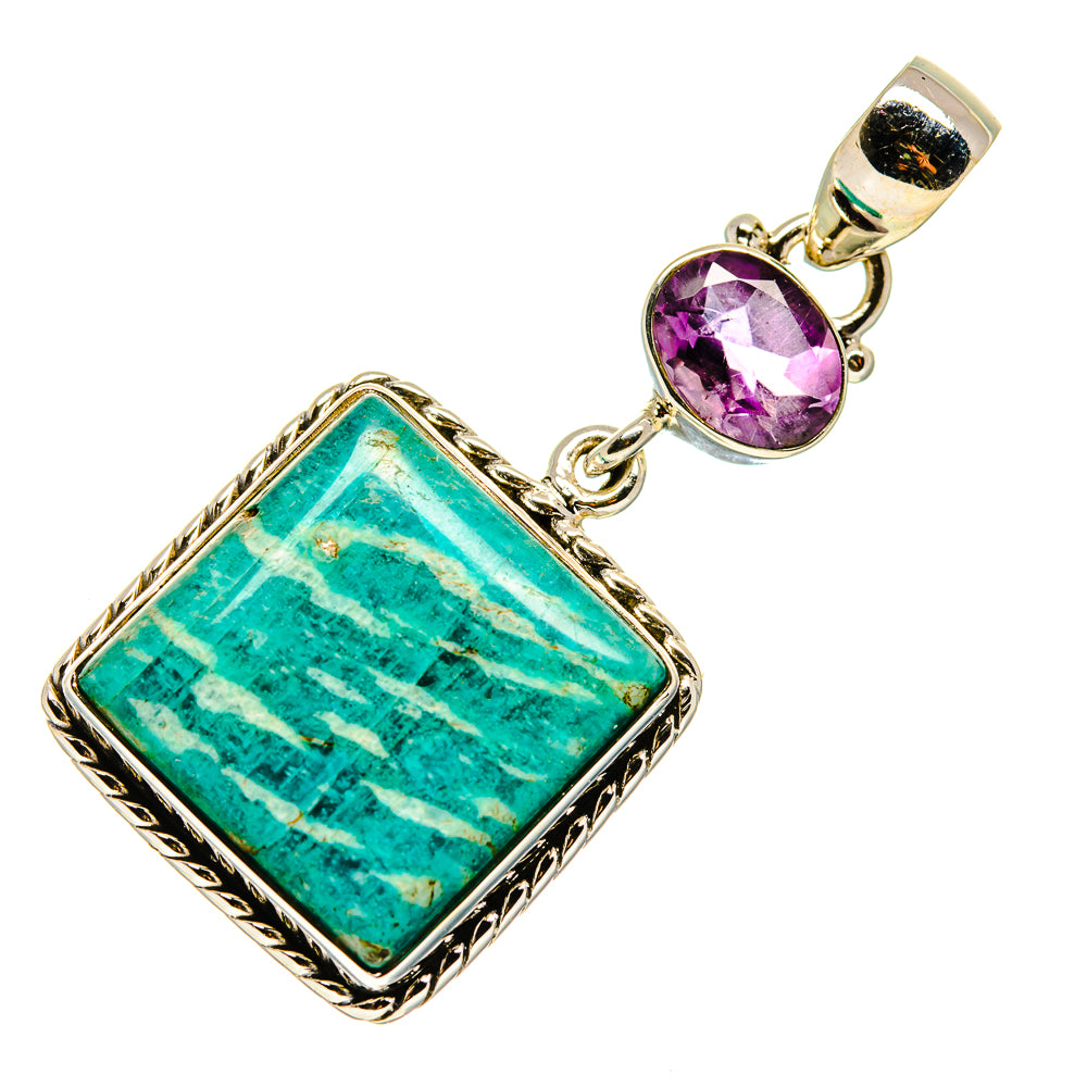 Amazonite Pendants handcrafted by Ana Silver Co - PD749365