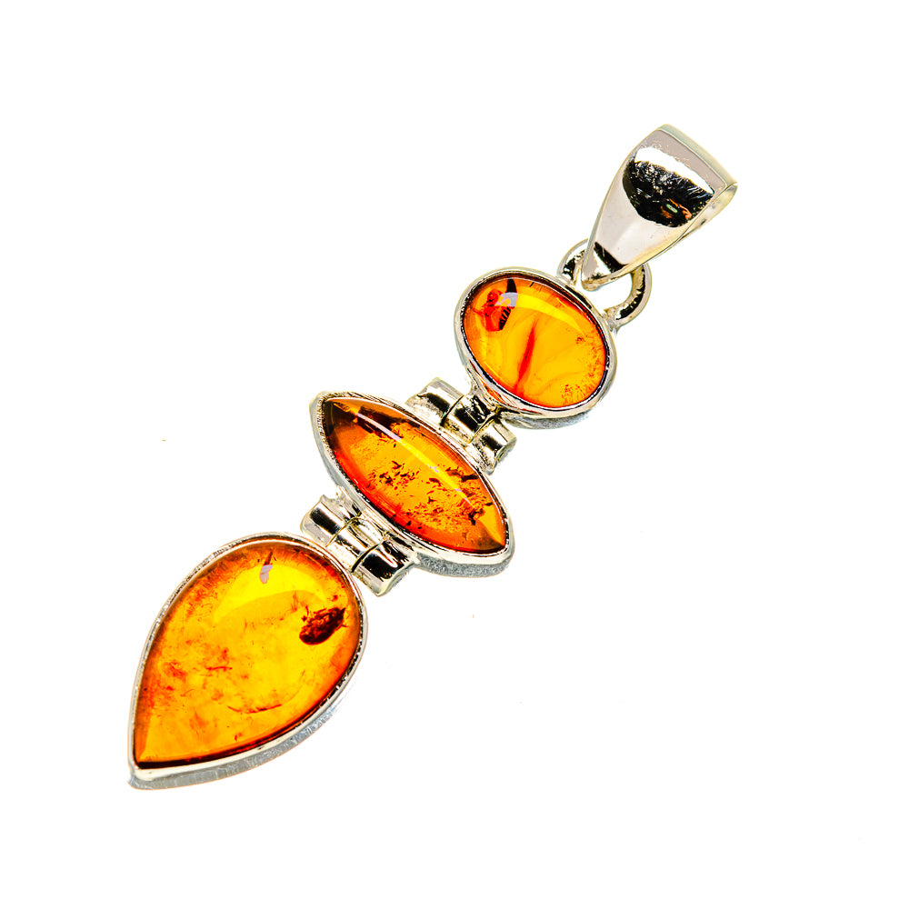 Baltic Amber Pendants handcrafted by Ana Silver Co - PD749468