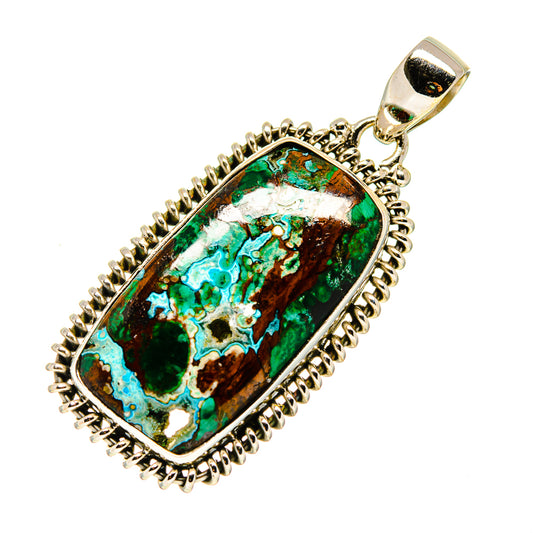 Chrysocolla Pendants handcrafted by Ana Silver Co - PD749473