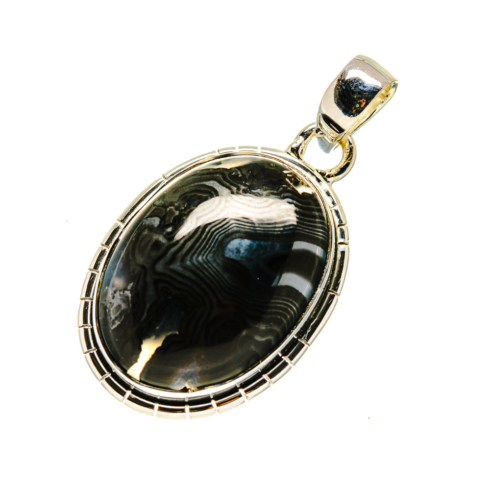 Psilomelane Pendants handcrafted by Ana Silver Co - PD749553