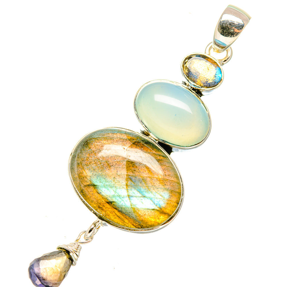Labradorite Pendants handcrafted by Ana Silver Co - PD7496