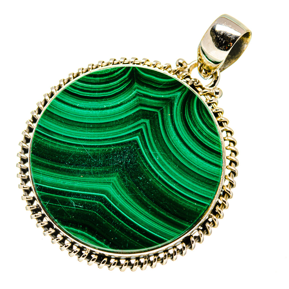 Malachite Pendants handcrafted by Ana Silver Co - PD749606