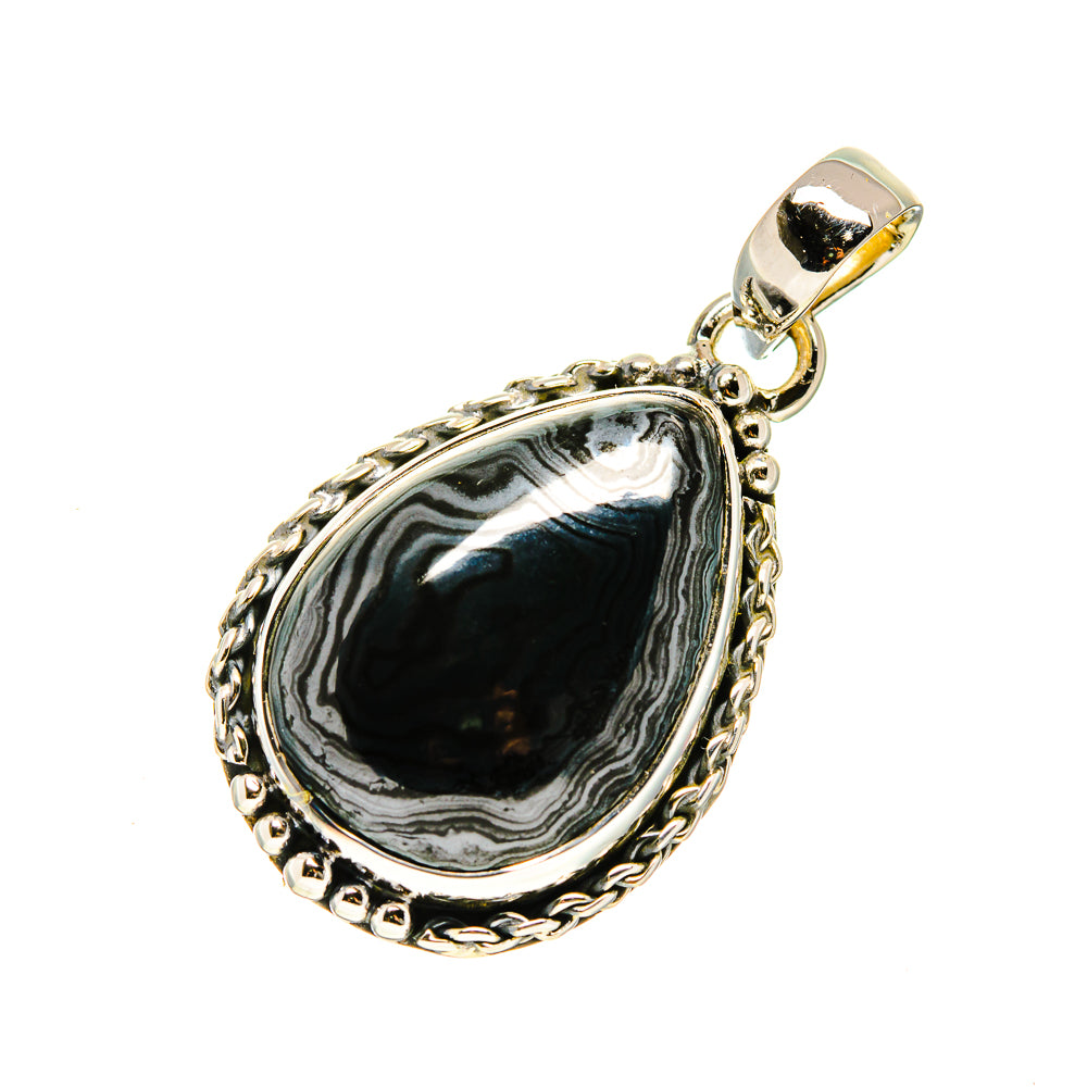 Psilomelane Pendants handcrafted by Ana Silver Co - PD749651