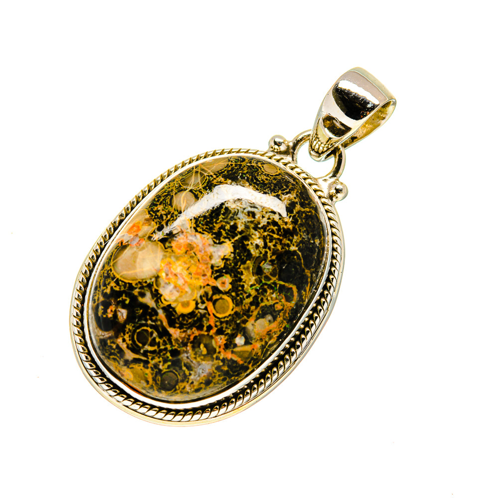 Poppy Jasper Pendants handcrafted by Ana Silver Co - PD749652 - Photo 2