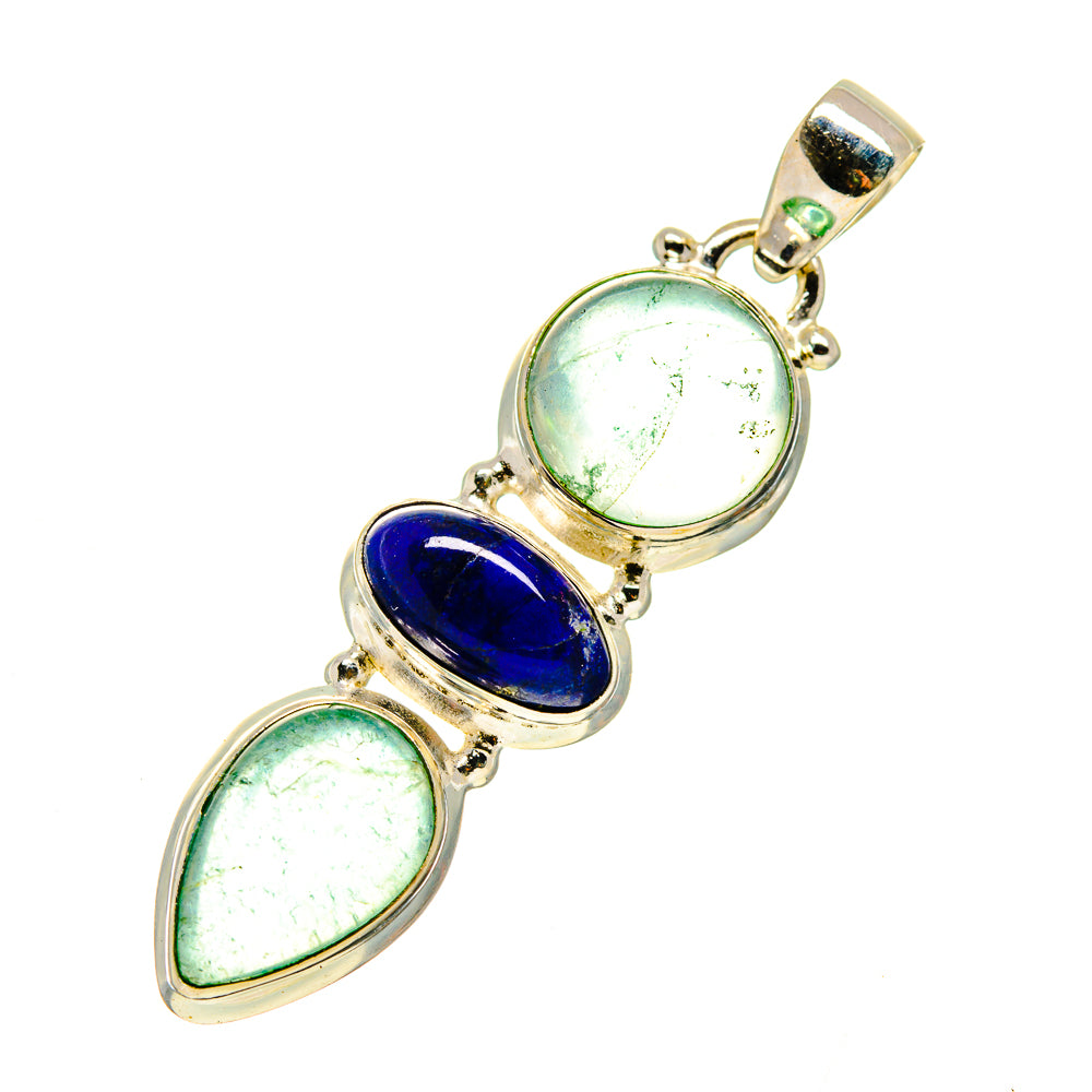 Green Fluorite Pendants handcrafted by Ana Silver Co - PD749803