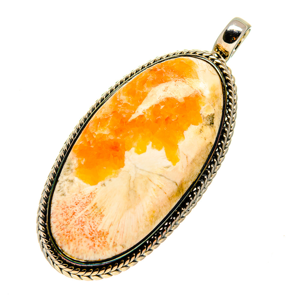 Scolecite Pendants handcrafted by Ana Silver Co - PD749835