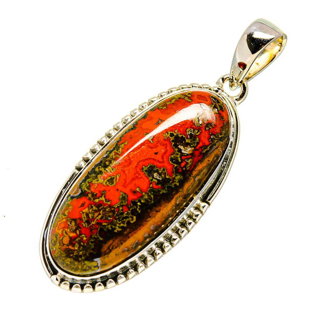 Moroccan Agate Pendants handcrafted by Ana Silver Co - PD749850