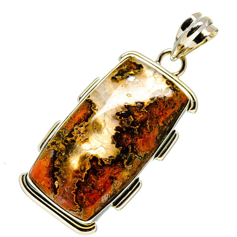Moroccan Agate Pendants handcrafted by Ana Silver Co - PD749851