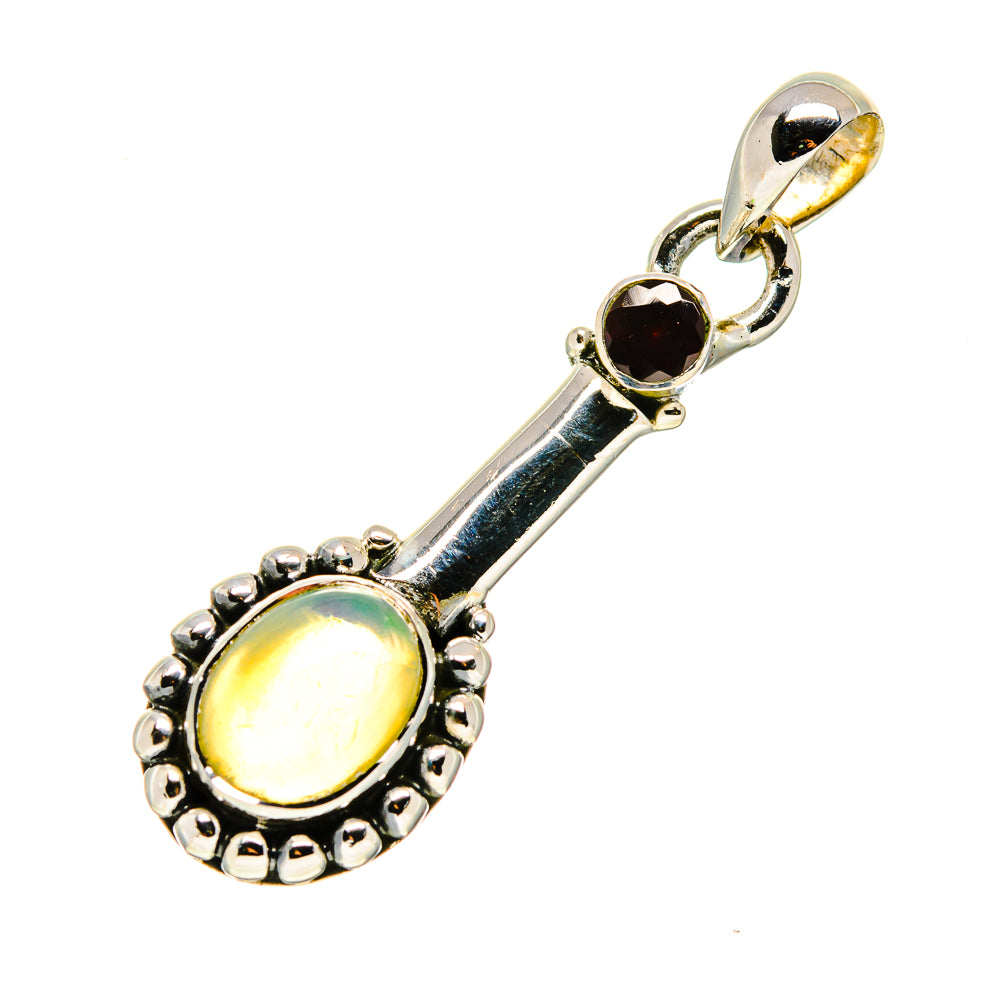 Ethiopian Opal Pendants handcrafted by Ana Silver Co - PD750322