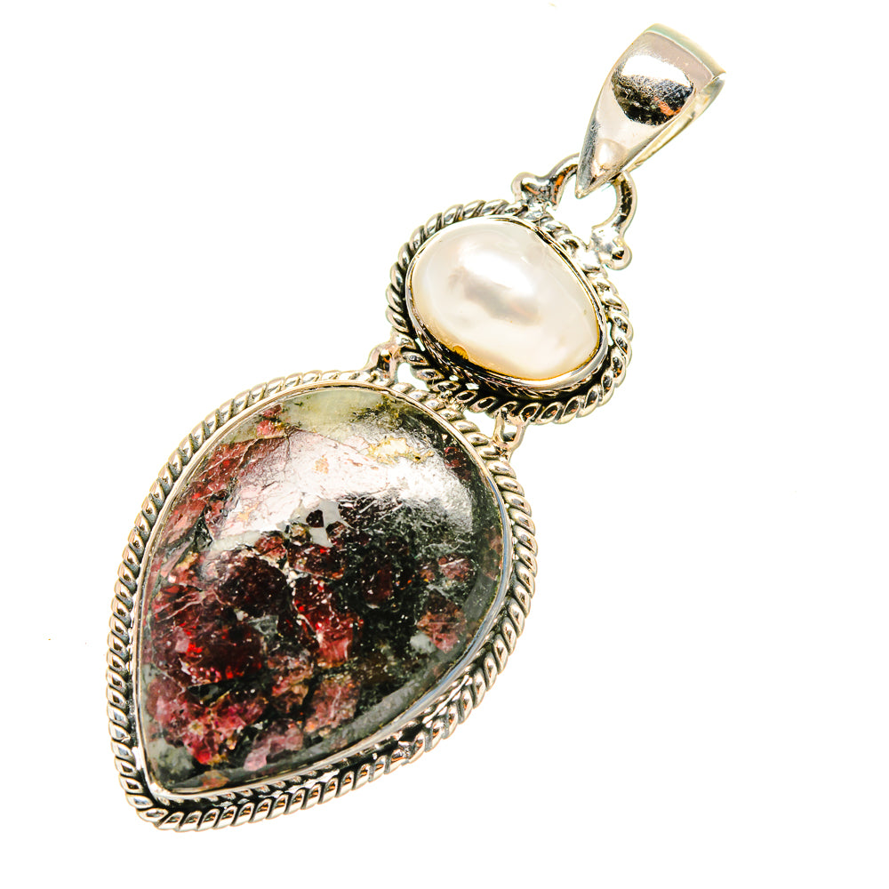 Russian Eudialyte Pendants handcrafted by Ana Silver Co - PD7504