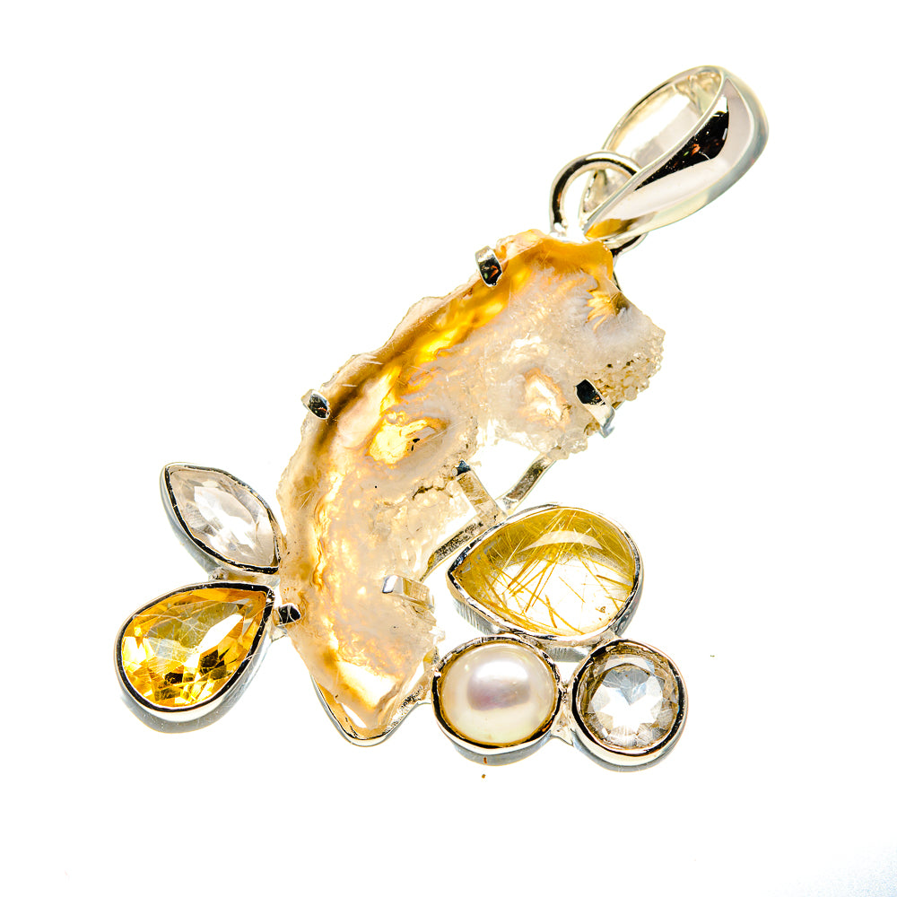 Occo Geode Pendants handcrafted by Ana Silver Co - PD750805