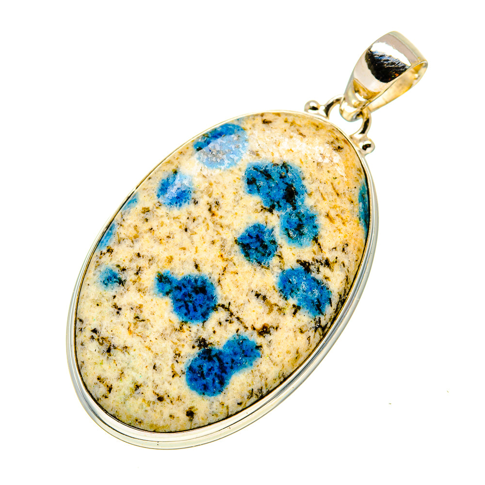 K2 Blue Azurite Pendants handcrafted by Ana Silver Co - PD750889