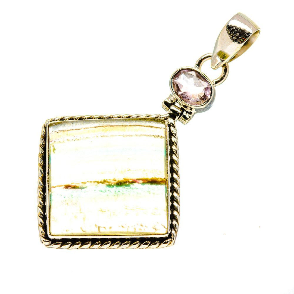 Green Fluorite Pendants handcrafted by Ana Silver Co - PD750890