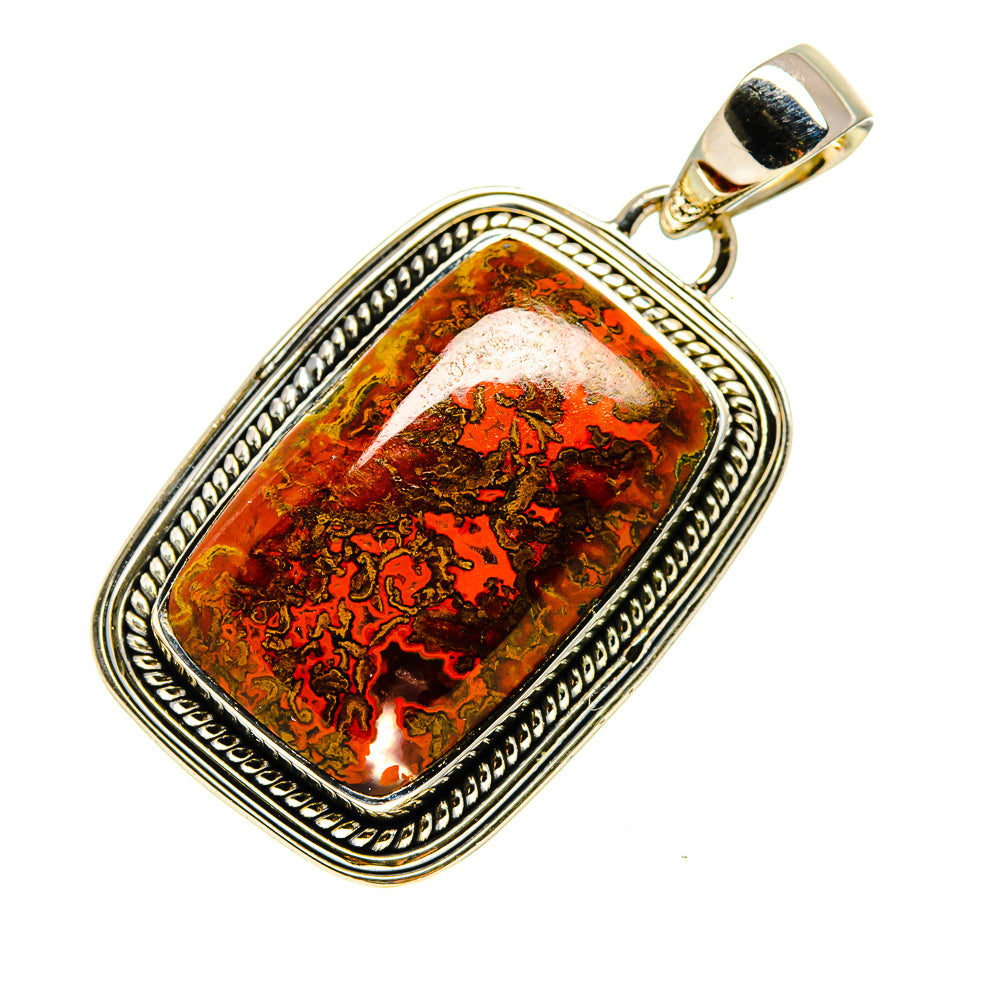 Moroccan Agate Pendants handcrafted by Ana Silver Co - PD750953