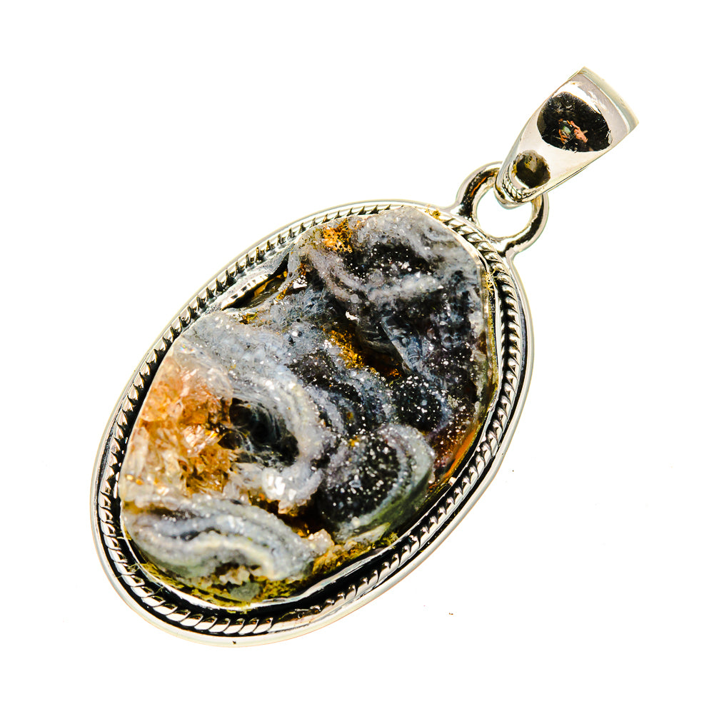 Desert Druzy Pendants handcrafted by Ana Silver Co - PD750977