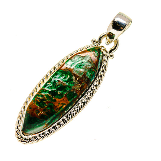 Chrysocolla Pendants handcrafted by Ana Silver Co - PD750981